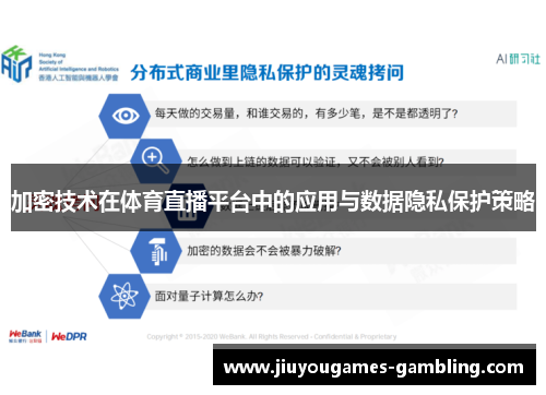 加密技术在体育直播平台中的应用与数据隐私保护策略